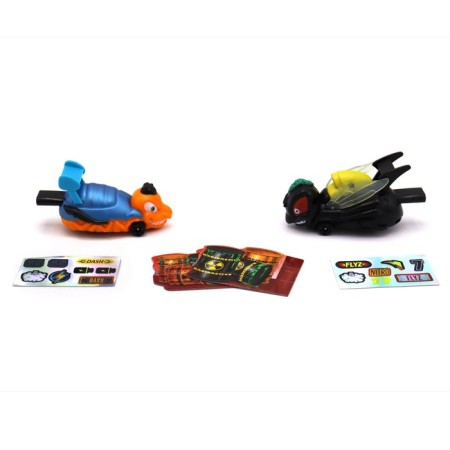 Set of game Bugs Racings "Race beetles. Wasp and Fly "with two cars-8