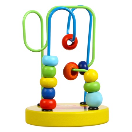 Serpentine-labyrinth with plastic beads "Krabik"-4