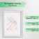 Photo frame Plastic "Mira" 13x18 cm, 421 silver (plastic screen)