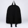 School textile backpack, with pockets, black color