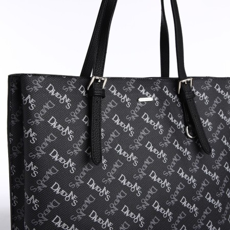 Women's bag on the zipper David Jones, black color-3