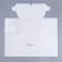 Capcake box, confectionery packaging with a window, 4 cells "White Roses", 16 x 16 x 10 cm