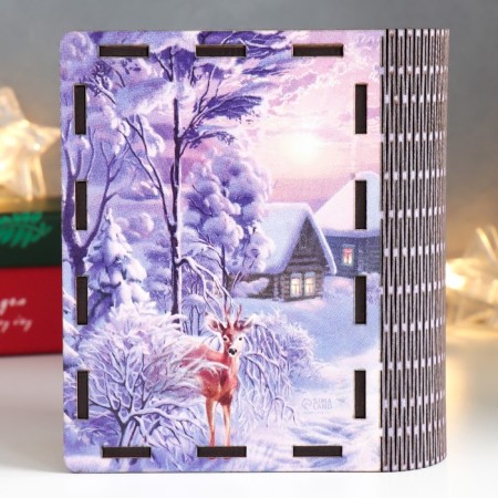 Broke-book "Landscape" 14x12x5 cm-4