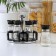 Set for glass spices on the stand "Shine", 5.5 × 11 cm, 6 pcs