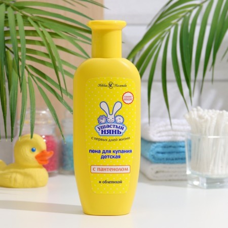 Children's foam for baths eared nanny, with sea buckthorn, 250 ml