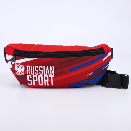 Bag on the belt "Power Sport", 32 x 8 x 15 cm, lightning department, red-2
