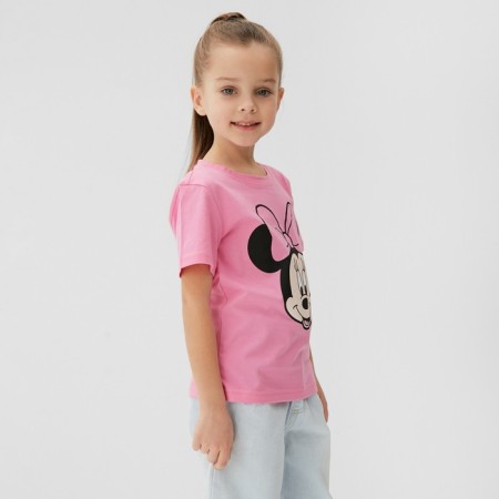 Children's T-shirt Disney "Minnie", height 110-116 (32), pink-2