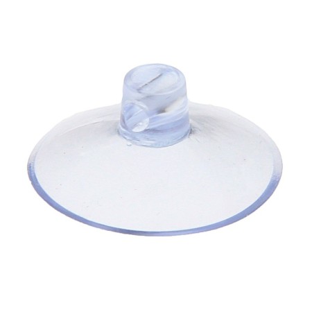 Suction cup with a hole on the side, set 10 pcs., Diameter: 2.5 cm-2