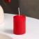 Candle - Aromatic "Sweet Raspberry" cylinder, 4x6 cm
