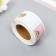 Stick paper "Color background for notes" 4.5x2.5 cm 250 pcs in a rolon 3x6x6 cm