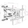 ARM Media Cobra-60, up to 45 kg, 32-65, wall-mounted, rotor and slope, black