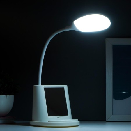 Table lamp with a mirror 91023/1 LED 5W USB AKB 3 mode Dimmer white 12x10.5x43 cm Risalux 473-2