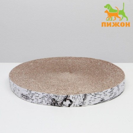 Corpushes "Pigzon" High Round "Birch Birch", with impregnation, 40.5 x 4 cm-1