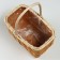 A set of wicker baskets, 25.5x16x12/26.5 cm, 21x11x10.5/22.5 cm, 2 pcs, sequoia