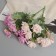 Bouquet "Rosa Lady with large leaves" 26 cm, mix
