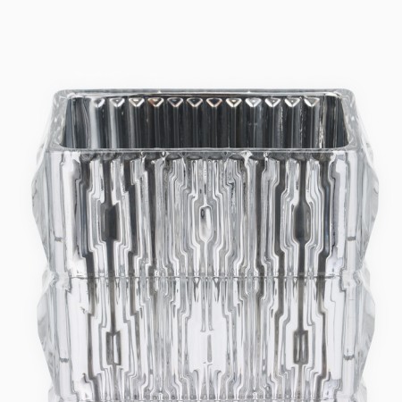 Vase "Monard" made of glass, silver 25*13.5*9.5 cm-2