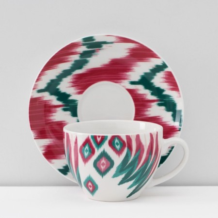 Service Porcelain Tea Daulaan Askım, 12 objects: 6 cups 250 ml, 6 saucer d = 15 cm ㅤ-2