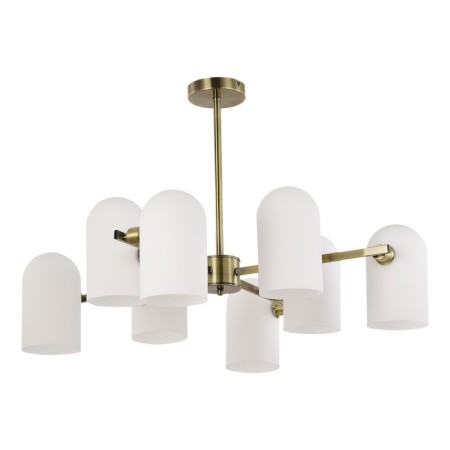Ceiling EVOLUCE lamp. Sle1047-302-08. Nobilia. 8x40 W, E14, 82x82x52.5 cm, bronze color-3