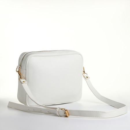 Women's bag over the shoulder Textura, small, white color-1