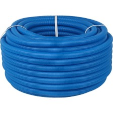 Corrugated pipe stout, d = 25, without a broach, a bay 50 m, blue