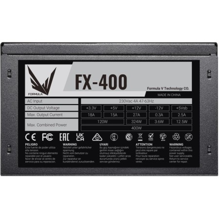 Formula ATX 400W FX-400 (24+4+4PIN) 120mm FAN 3XSATA RTL power supply-3