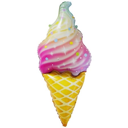 Foil ball 47 "Sparkling ice cream", figure