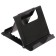 Luazon phone stand, folding, adjustable height, black