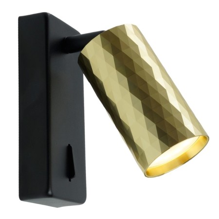 Wall lamp Feron ML1880, IP20, GU10, 35 W, 55x55x140 mm, black/gold color-1