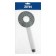 Shower watering can Zein Z3535, D = 105 mm, hole inside, chrome/gray
