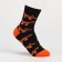 Women's socks, black color/fox, size 23