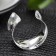 Ring for the napkin "City", 4 × 3.5 cm, silver color