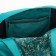 Sportivnaya bag with lightning with lining, external pocket, turquoise color