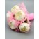 Floristic material for bouquets, pink, 28cm*4m