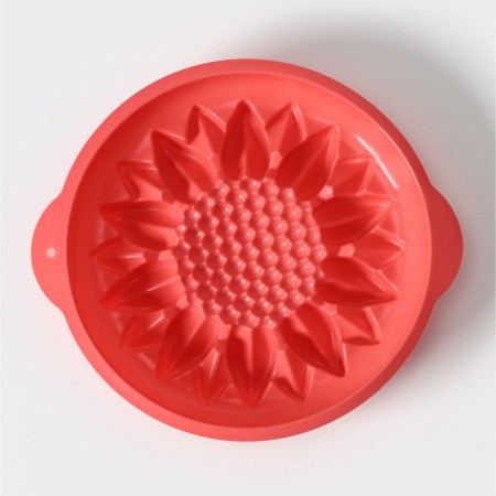 Baking uniform "Sunflower", silicone, 29 × 6 cm, with handles, color mix-4