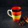 Ceramic Dolyana Mug "India", 300 ml, color orange color