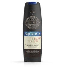 Hair-gel hair, body and beards of Vitex For Men Aquatica 3V1, Glacier and Citrus Enuzu, 400 ml