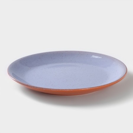 Plate Colorlife, D = 21 cm, h = 2.6 cm, lilac color-1