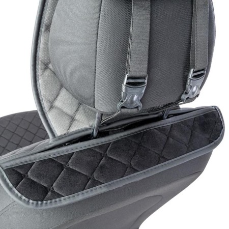 Front seats Car Performance, 2 pcs, alcantara, rhombus, black-3