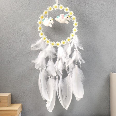 Dreams of Dreams "Chamomile and Unicorn" White D = 16 cm 60x16 cm
