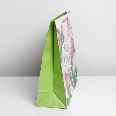 Package Gift Laminated Horizontal, packaging, “Happy March 8”, l 28 x 38 x 9 cm-3