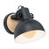 Bra Lubenham 1, 1x28W, E27, steel, wood, black, brown