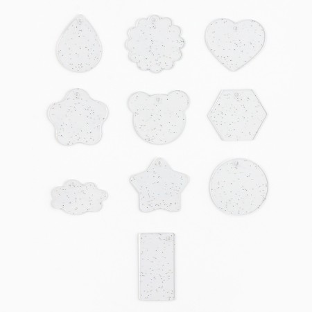 Large set for creating acrylic key fobs with stickers-5