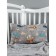 A set of pillowcases, size 40x60 cm, travelers print, gray color - 2 pcs.