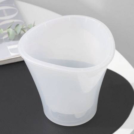 Kashpo for flowers with an insert "Lagoon", 1.5 l, the color is transparent-1