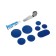 Set for repairing rubber products with self -ovalking materials NRI