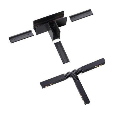 Connector T-shaped flum, black color-3