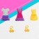 Game set "Fashion Travel": Trailer for travel, accessories, dolls, mix
