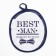 Best Man kitchen set, 3 items: apron 70x60 cm, tack 20x20 cm, towel 35x60cm