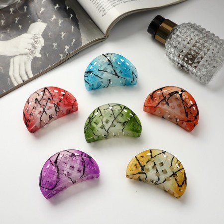 Hair crab "Isadora" grid, 6 cm, mix-1