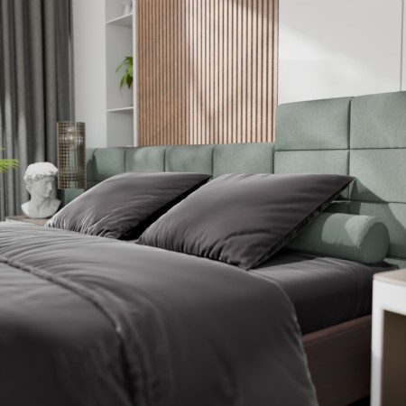 Bedding Ethel 1.5P Tencel 155*210cm, 160*245cm, 50*70cm-2pcs, black color black-2
